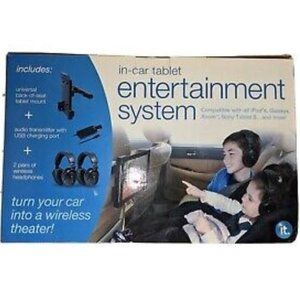 NEW Innovative Technology ITIP-444 In-Car Tablet Entertainment System